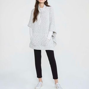 Lou & Grey Marled Tweedy Poncho